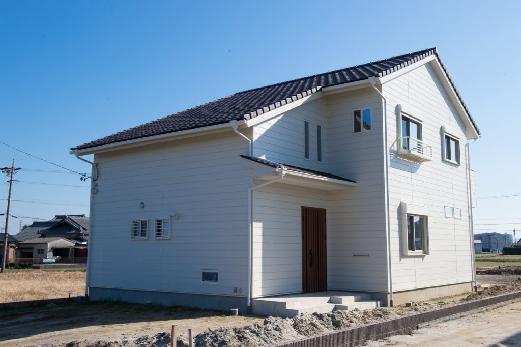 迫力のある外観の家 安城市
